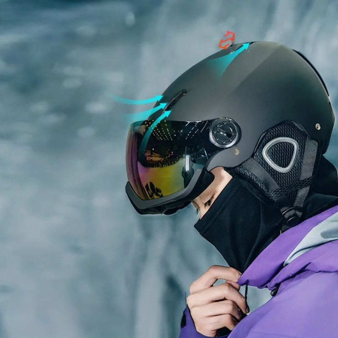 Skihelm mit Visier – FrostGuard Pro