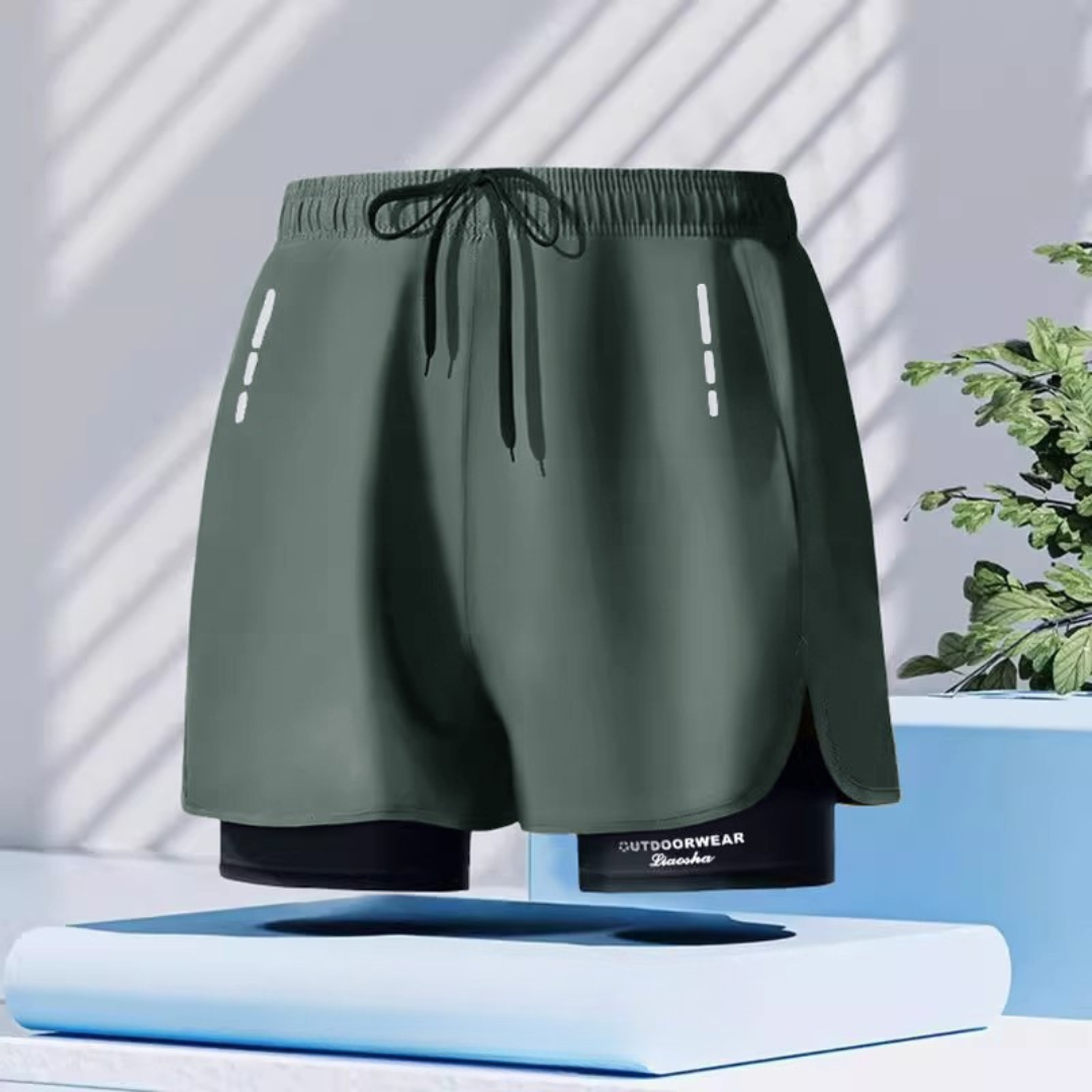 Nordspur | Veltoro Two-in-One Running Shorts