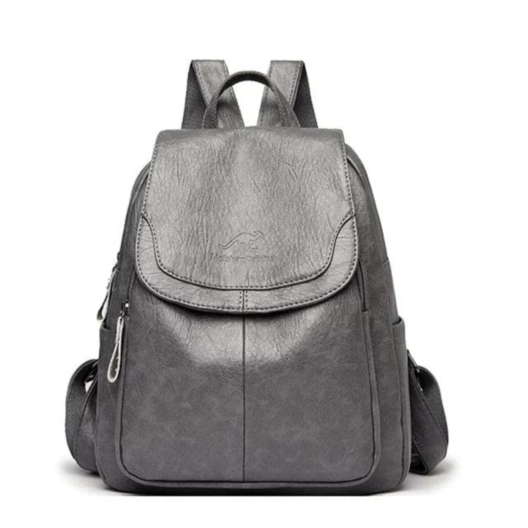 Leder Taschen Rucksack mit Anti-Diebstahl-Design für Damen – EleganceSafe Backpack