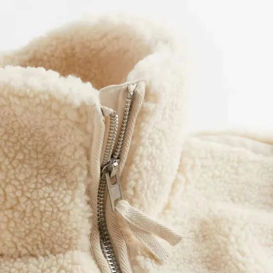 Plüschjacke Damen mit Wärme & Komfort – CozyFleece Chic