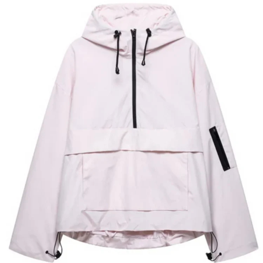 Wasserdichter Allwetter-Mantel mit Kapuze & Fronttasche – StormShield Parka