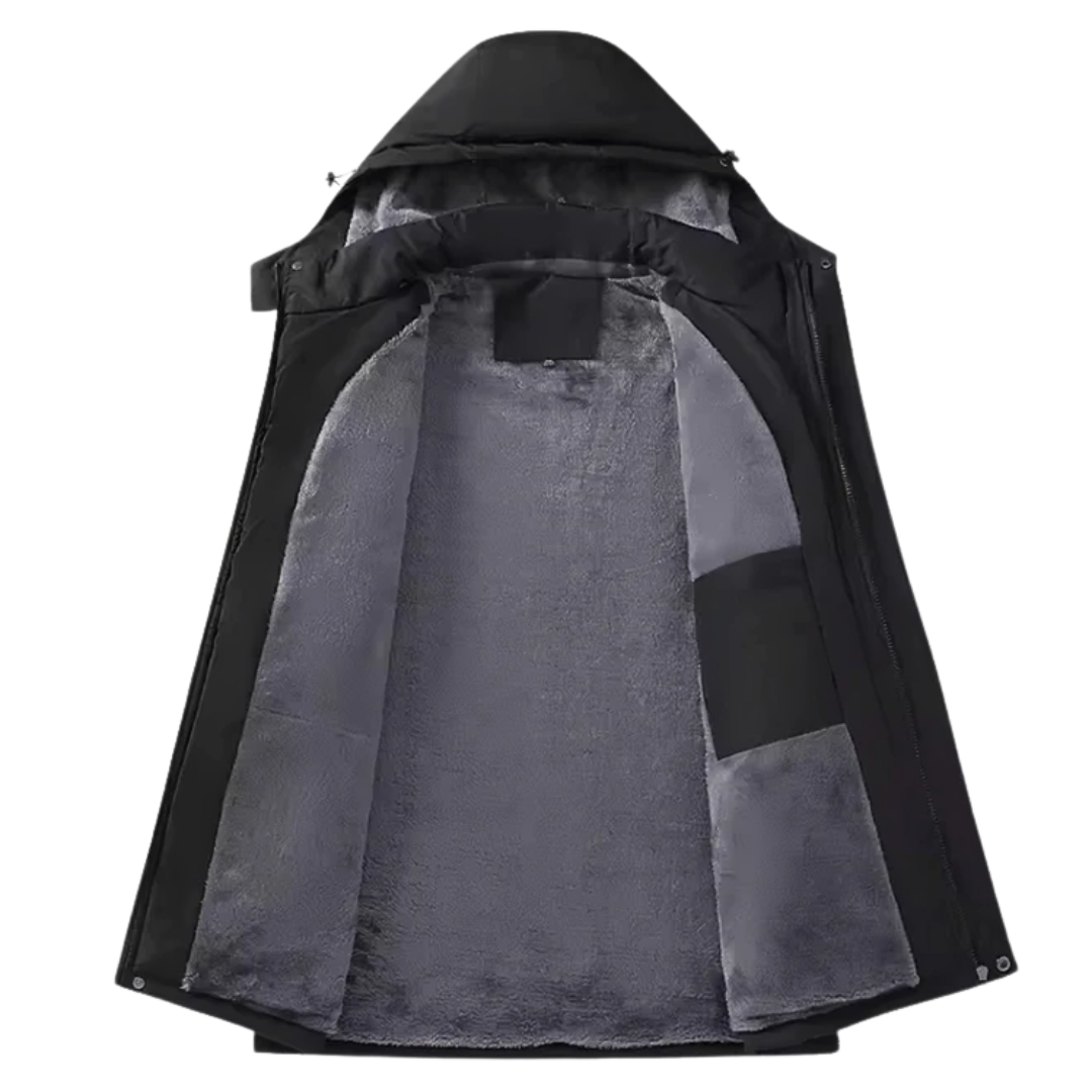 Wasserdichte Herrenjacke mit Kapuze – Regen- & Winddichte Jacke