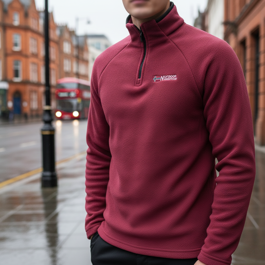 Nordspur | FrostLine Fleece-Pullover mit Halb-Reißverschluss