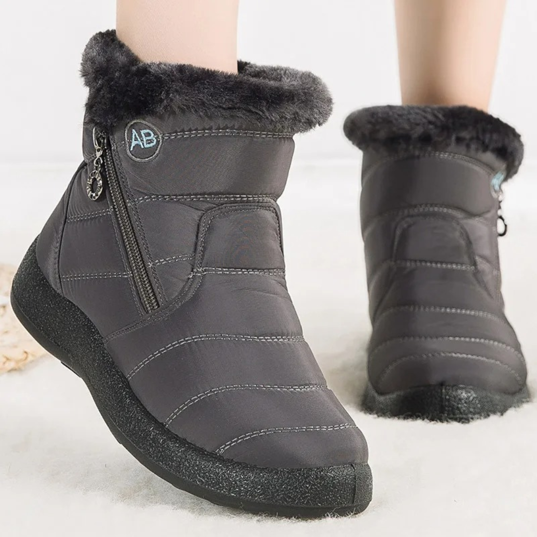 Winterstiefel mit warmem Plüschfutter & rutschfester Sohle – FrostStep Boots