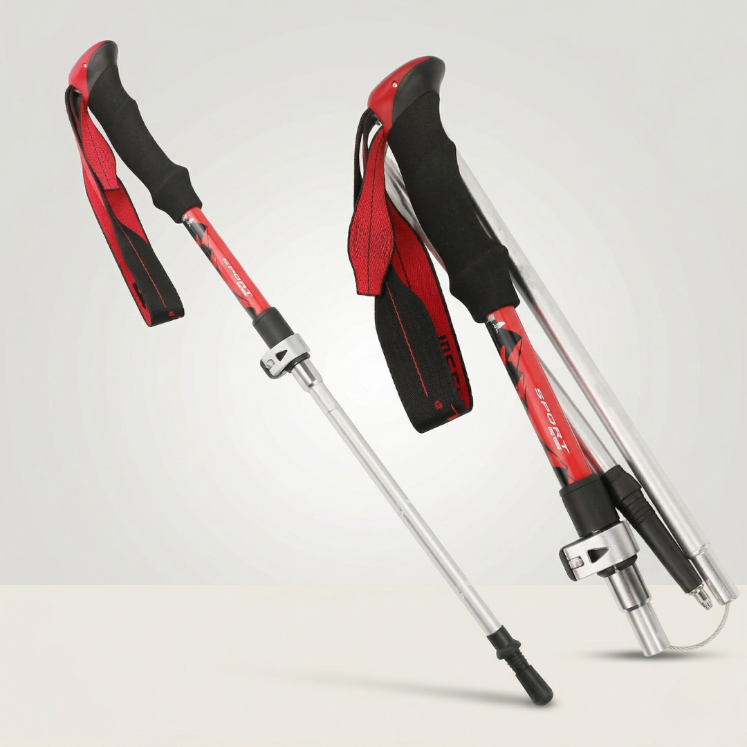 Nordspur | Faltbare Nordic-Walking-Stöcke für Stabilität
