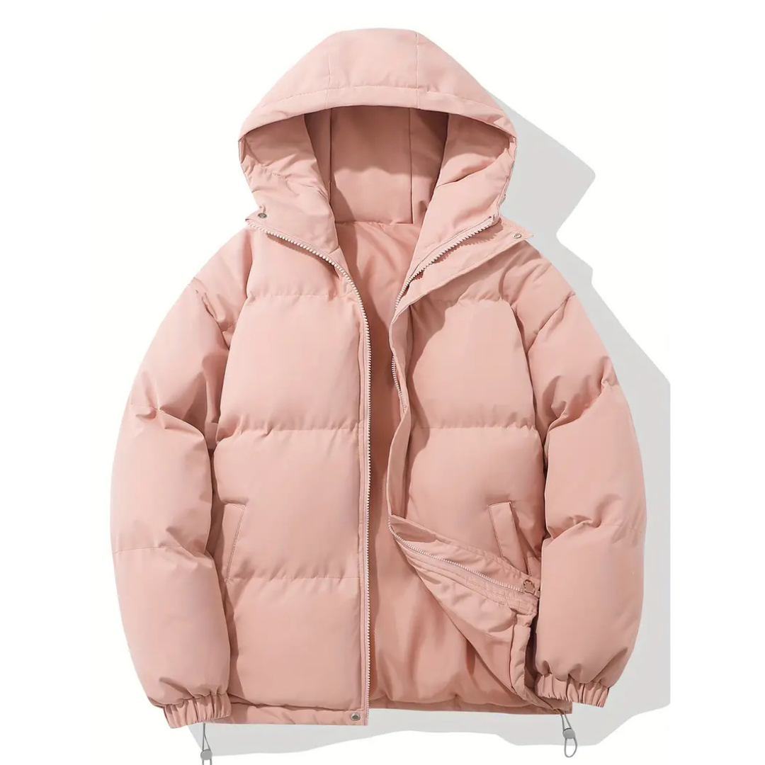 Damen Steppjacke wasserabweisend & leicht | Wintermantel mit Kapuze – Nordlys Puffer