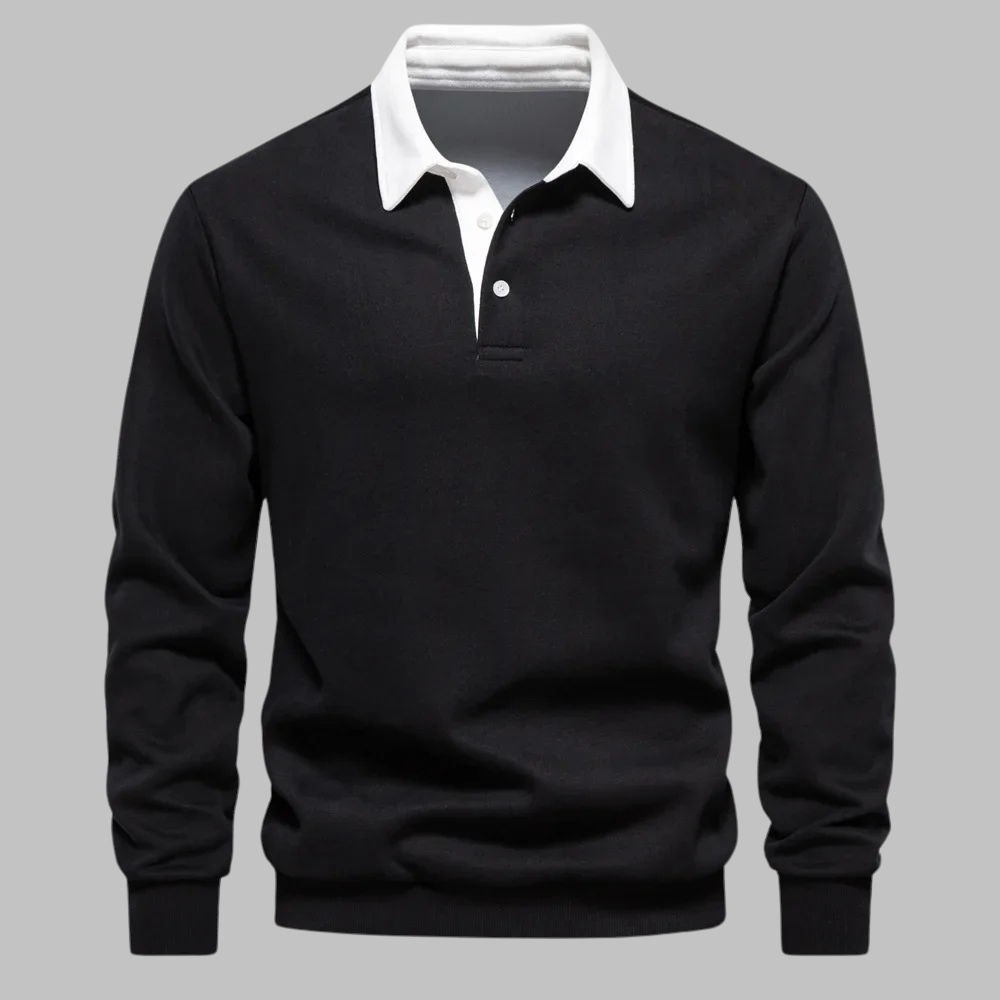 Polokragen-Pullover