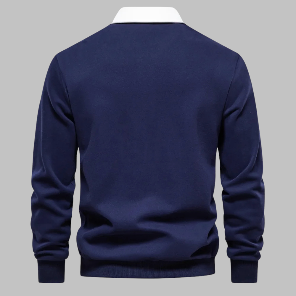 Polokragen-Pullover