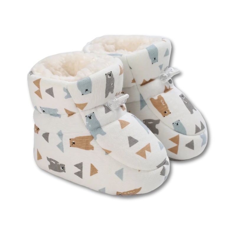 Antirutsch-Babyschuhe mit elastischen Bündchen