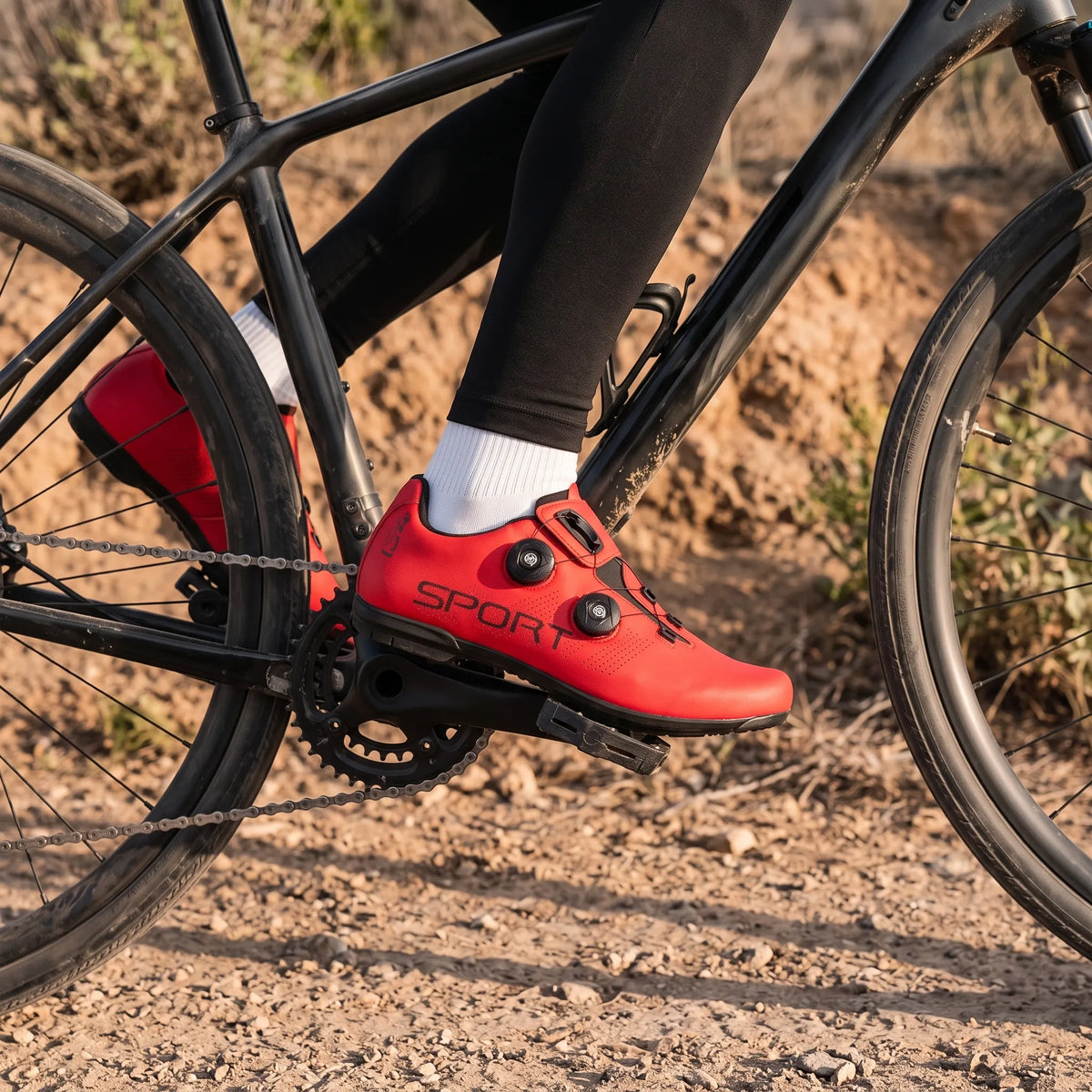 Belüfteter Flachpedal Schuh Ohne Klickverbindung
