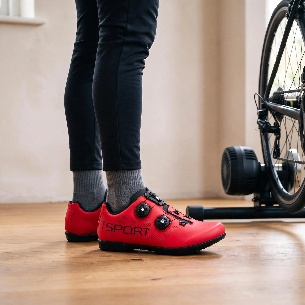 Belüfteter Flachpedal Schuh Ohne Klickverbindung