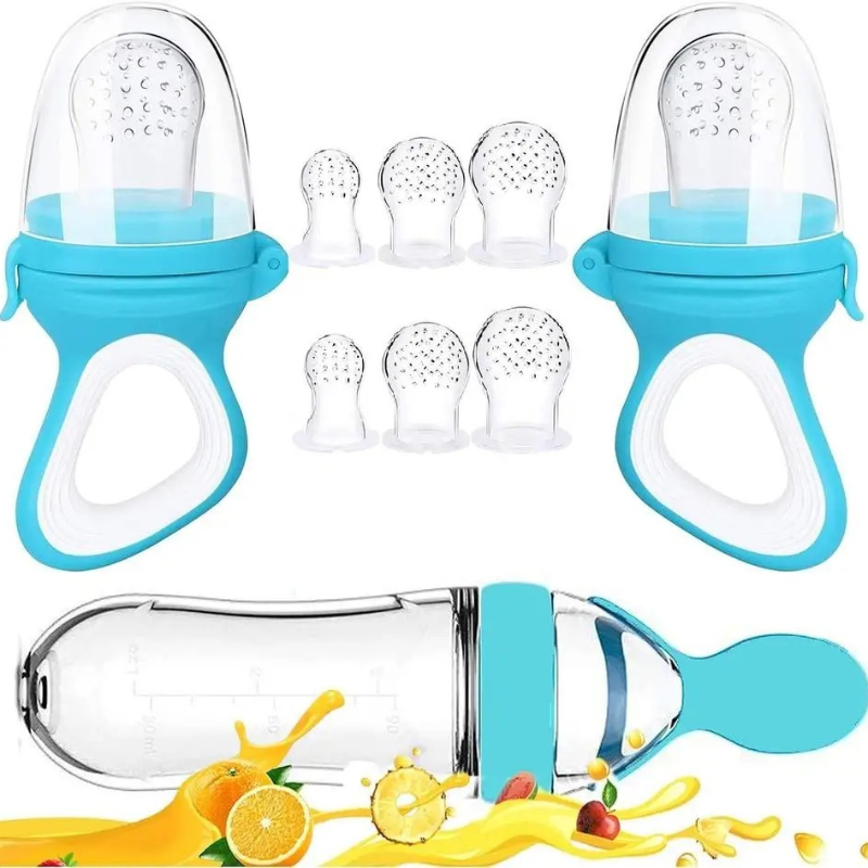Baby-Fütterer mit einfachem Griff für frisches Obst und Zahnungshilfe
