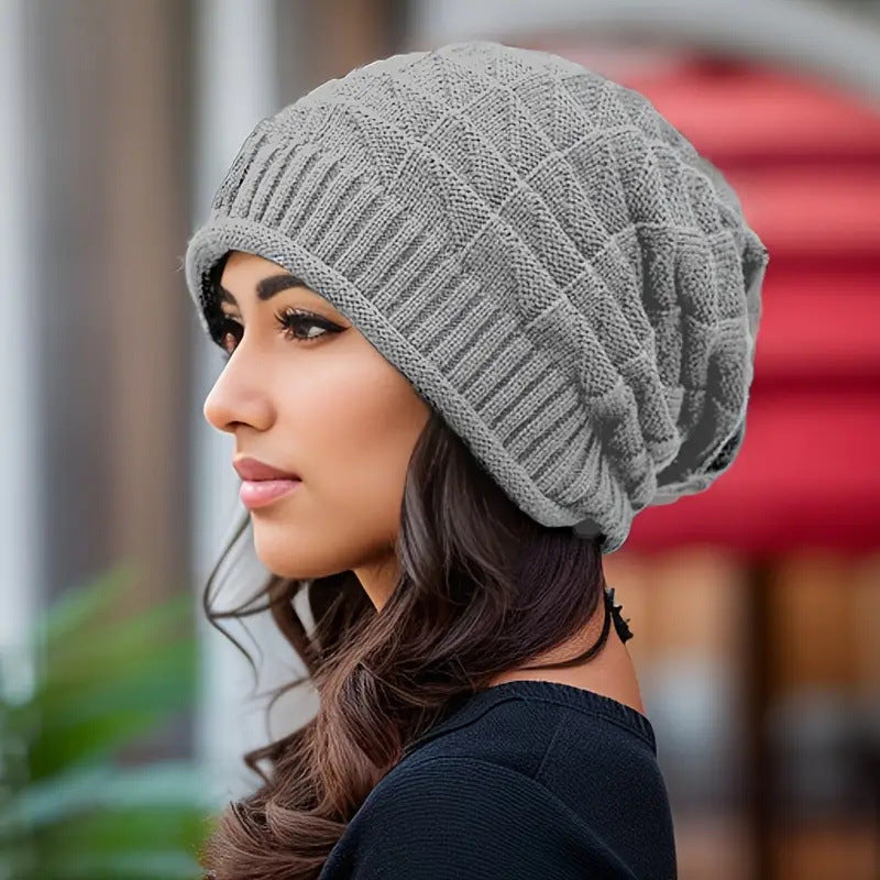 Gemütliche Strickmütze: Koreanische Ohrenschutz-Mütze