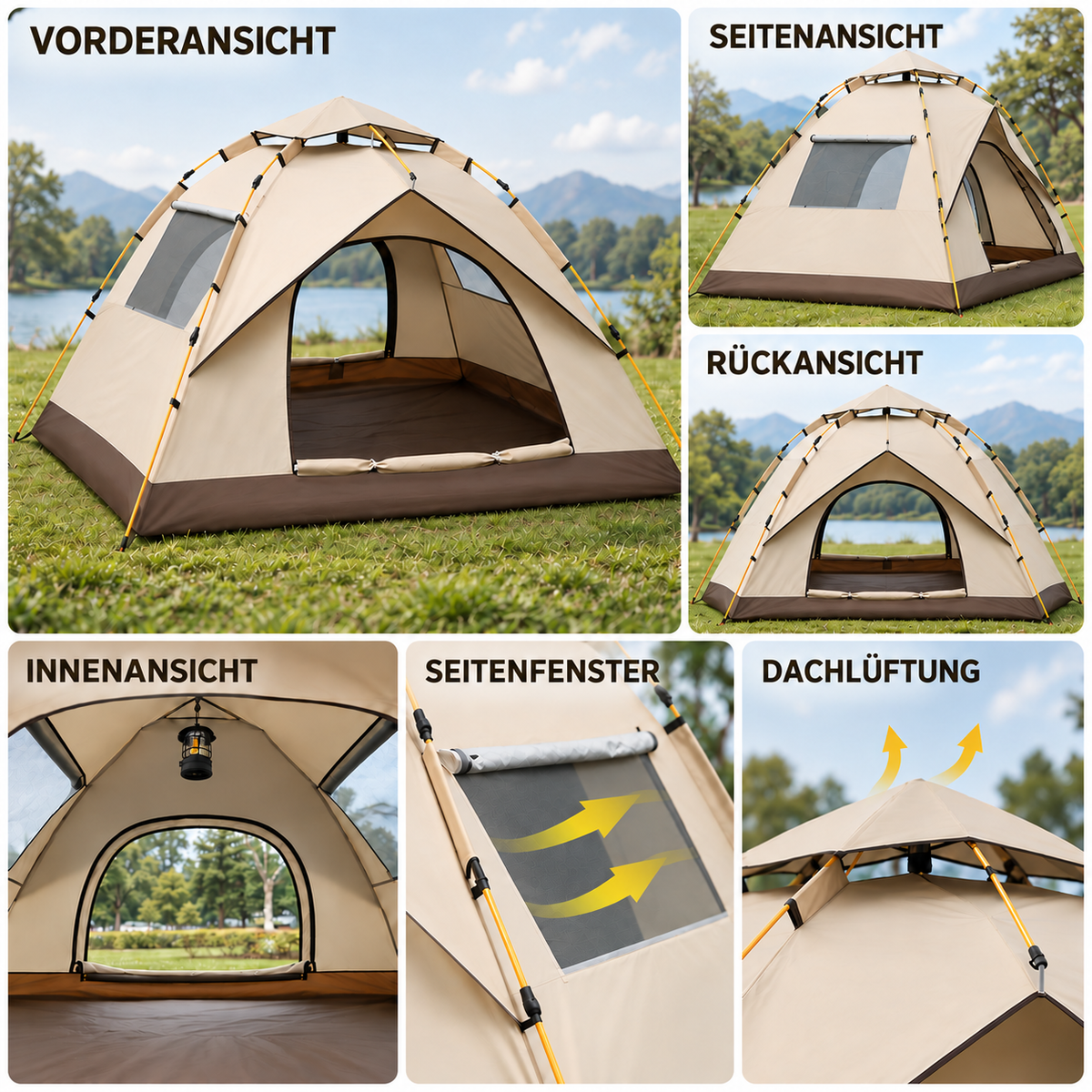 Nordspur | Breezaway Automatisches Pop-Up-Zelt