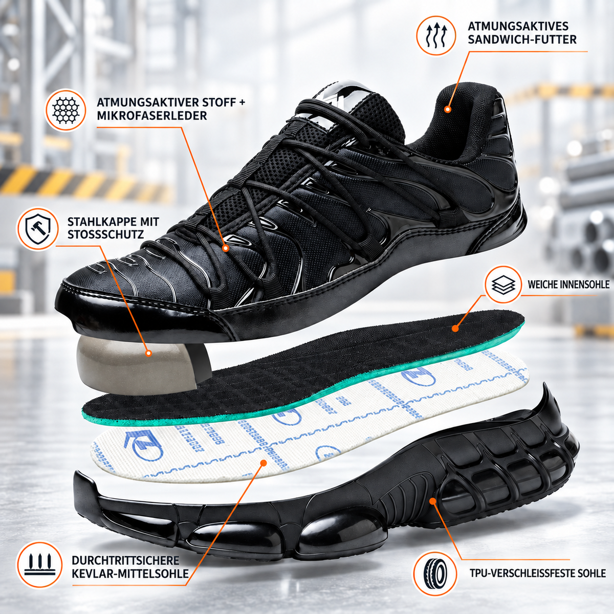 Nordspur | Guardalon Low-Profile Sicherheitssneaker