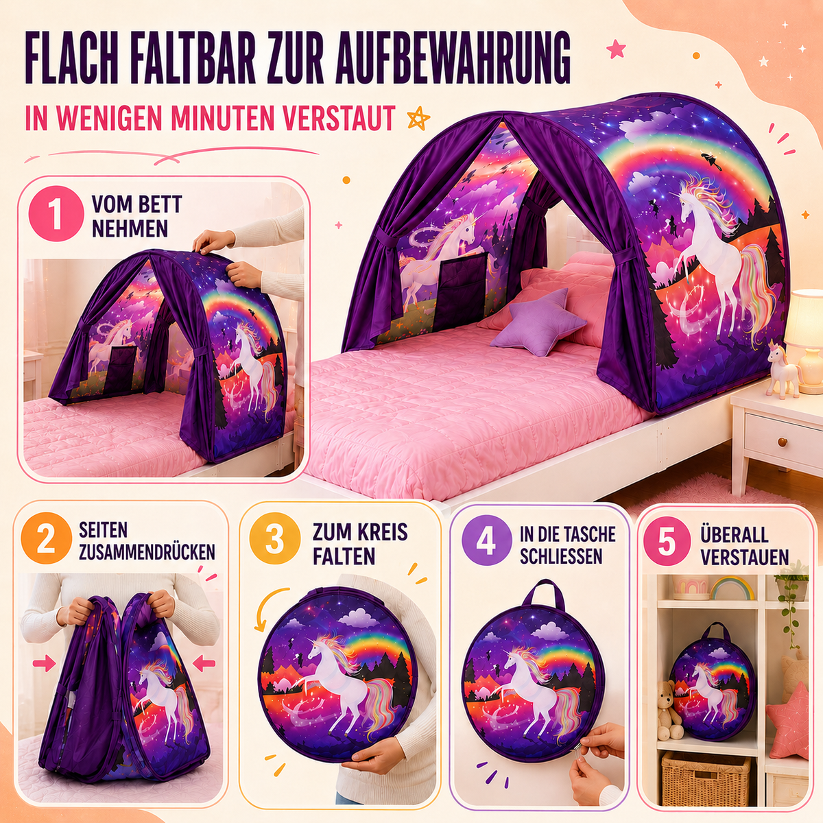 Nordspur | Luminestia Faltbares Betthimmelzelt