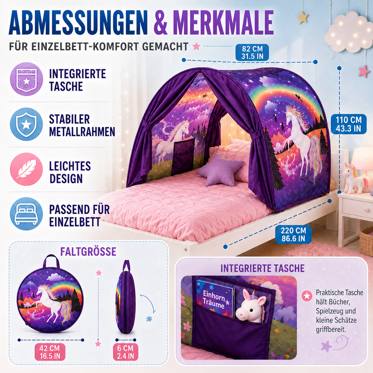 Nordspur | Luminestia Faltbares Betthimmelzelt