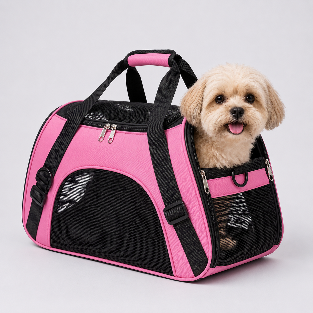 Nordspur | Petluxe Faltbare Mesh-Transporttasche für Haustiere