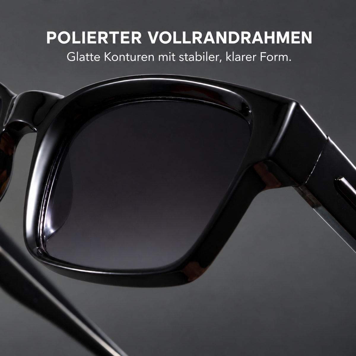 Nordspur | Retro Bold Square Sonnenbrille