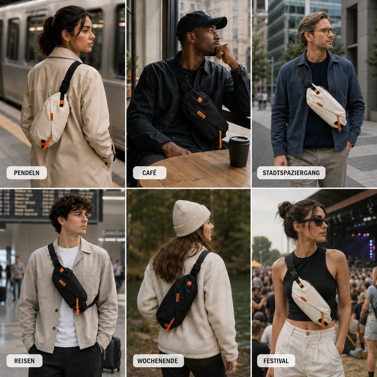 Nordspur | Vexilo Lässige Crossbody-Brusttasche
