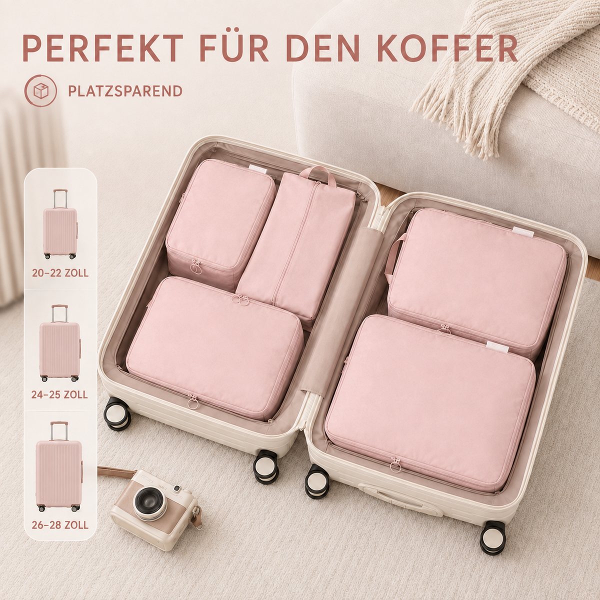 Nordspur | Voylix Leichte Polyester-Packwürfel