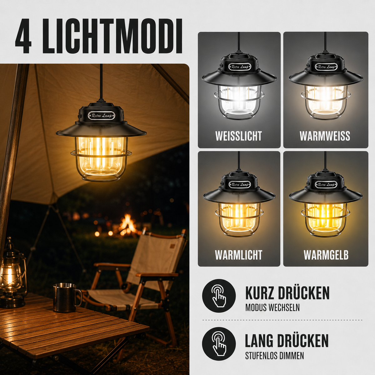 Nordspur | LichtNest Retro-Lampe