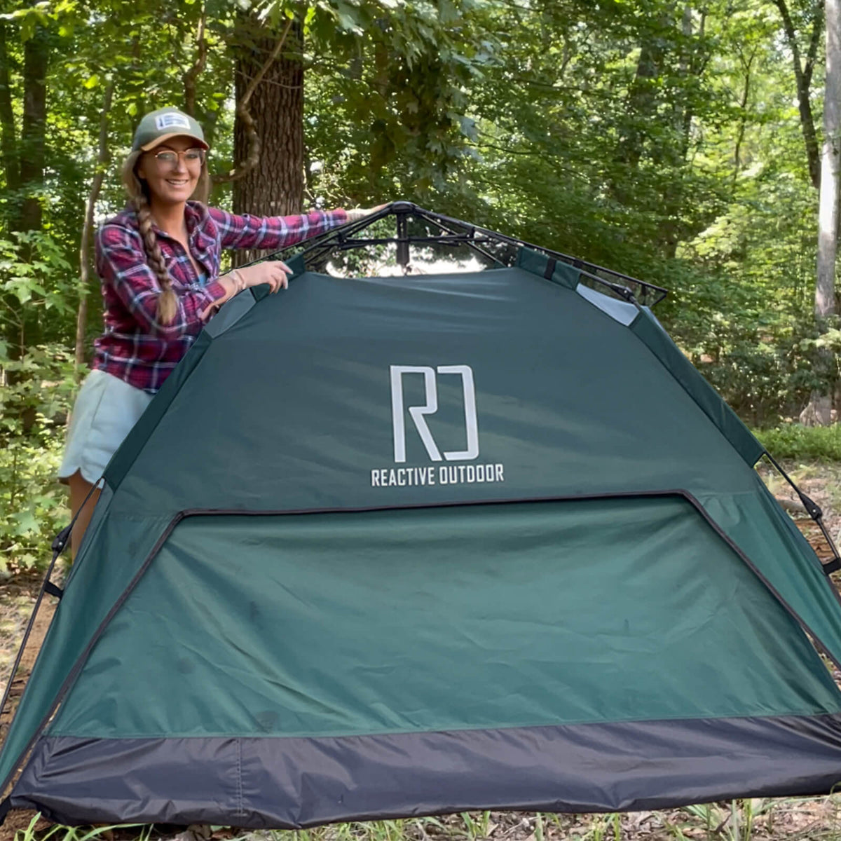 Großes 3-Sekunden-Zelt + GRATIS Camping-Plane (Bis zu 3 Personen)