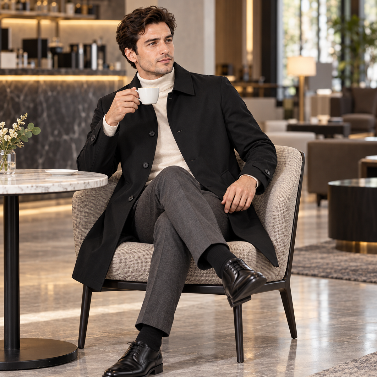 Mantel Herren wasserabweisend & klassisches Design – Nordspur Regentrench