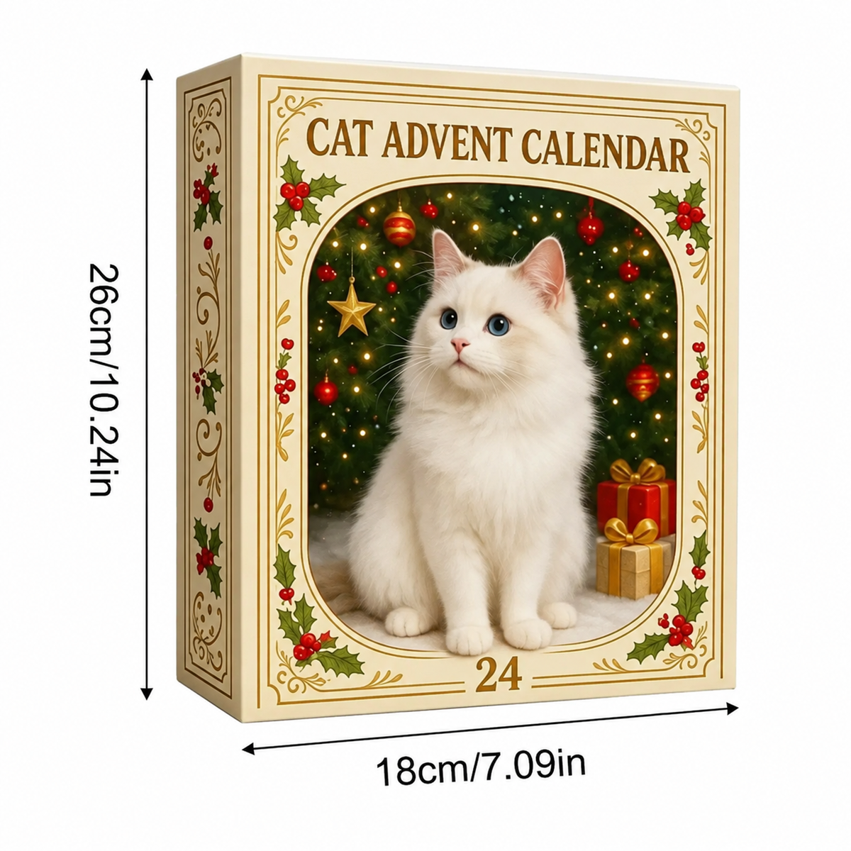 24-Tage Katzen-Weihnachts-Adventskalender
