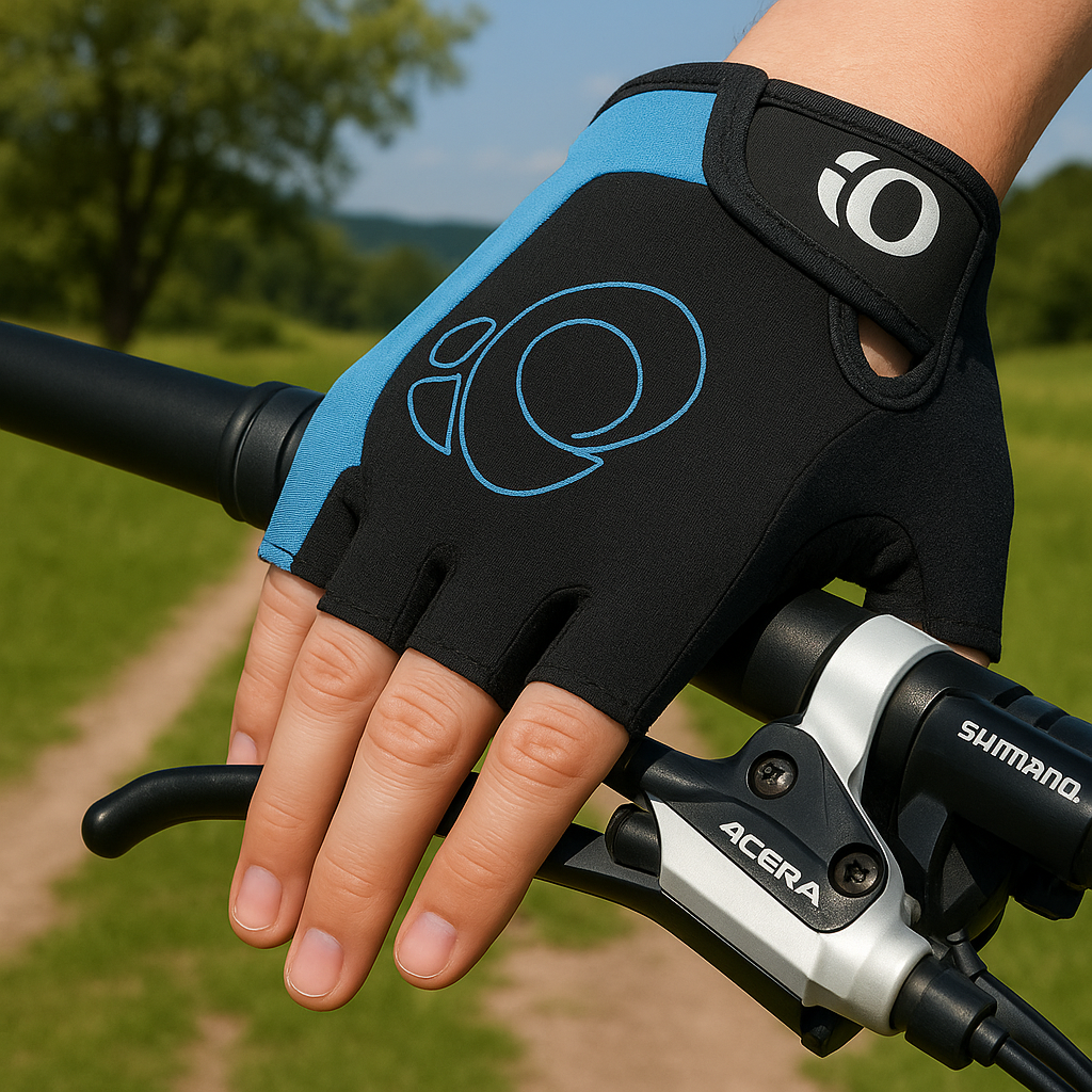 Radhandschuhe Unisex mit Gel, Halbfinger & Klettverschluss – GripWerk Ride