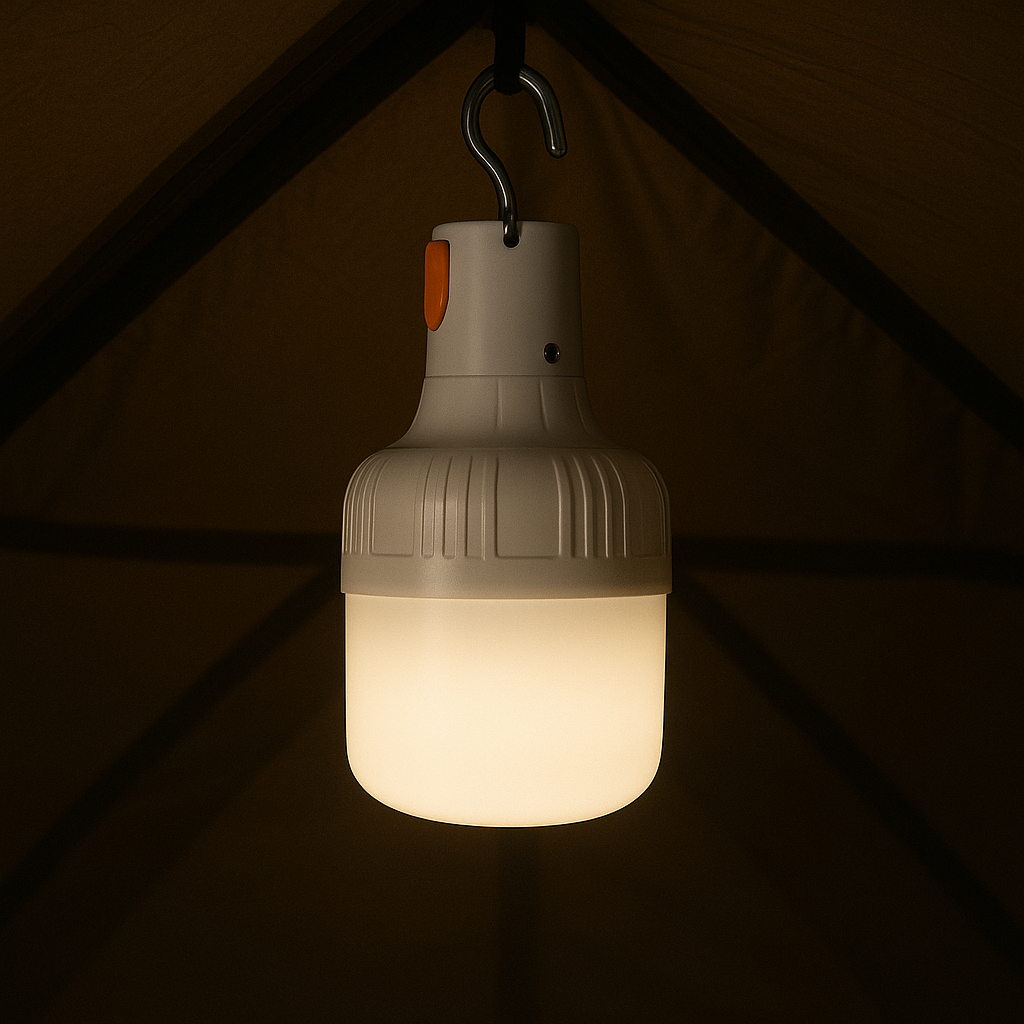 Outdoor-Nachtlampe kompakt mit USB & Notlichtfunktion – LichtKern 360