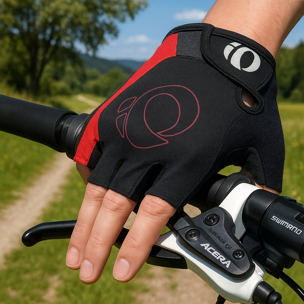 Radhandschuhe Unisex mit Gel, Halbfinger & Klettverschluss – GripWerk Ride