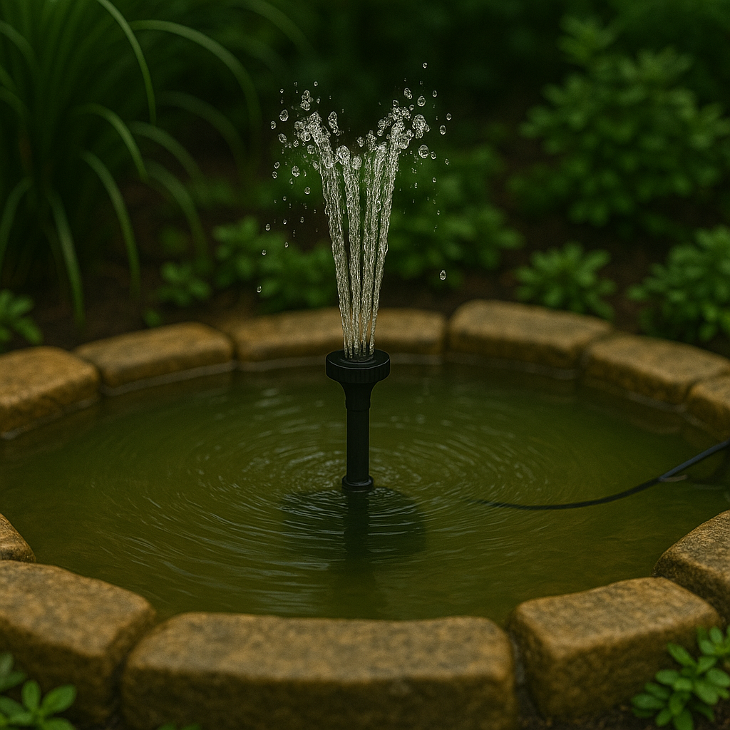 Solar Teichpumpe mit separatem Panel – SunFlow FlexKit