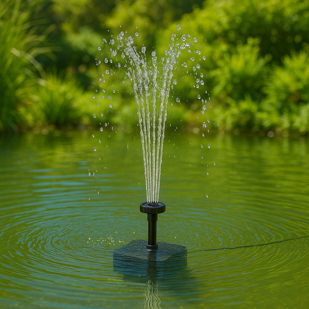 Solar Teichpumpe mit separatem Panel – SunFlow FlexKit