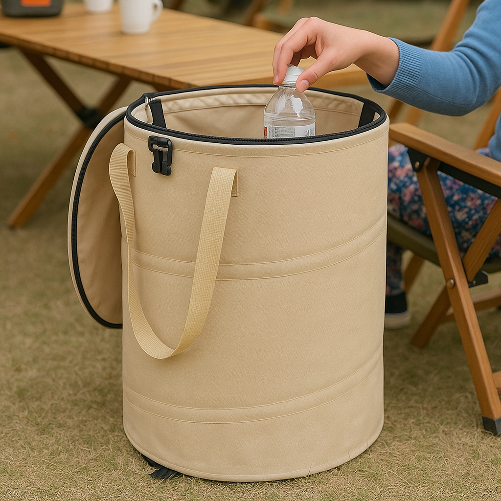 Faltbare Camping Mülltonne – CampFold 40L