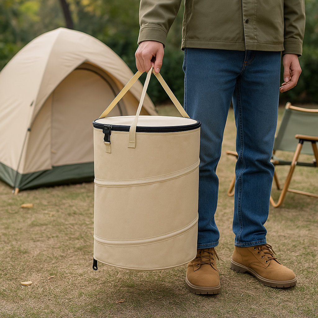 Faltbare Camping Mülltonne – CampFold 40L