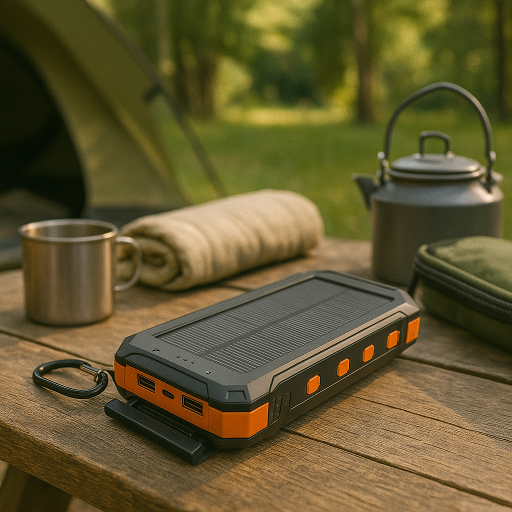 Solar-Powerbank 20000 mAh mit Dual-Ausgang – SolarCore 20K