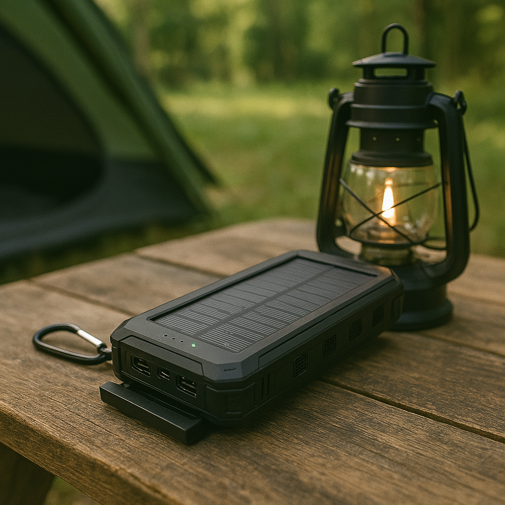 Solar-Powerbank 20000 mAh mit Dual-Ausgang – SolarCore 20K