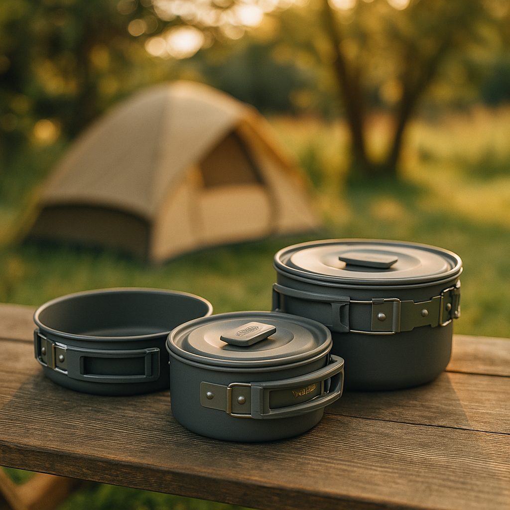 Kochgeschirr-Set für Camping & Trekking (2–4 Personen) – KocherSet Family