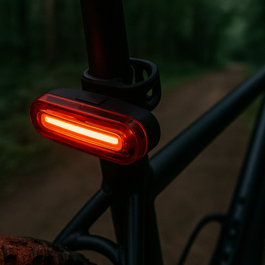 USB-Rücklicht kompakt mit 200 Lumen & Stroboskop – BlinkRide Core