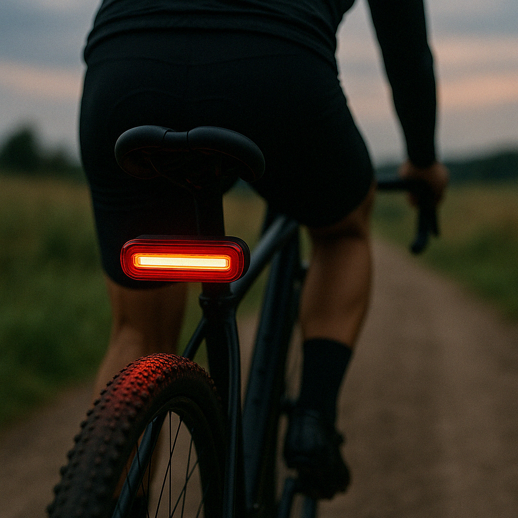 USB-Rücklicht kompakt mit 200 Lumen & Stroboskop – BlinkRide Core