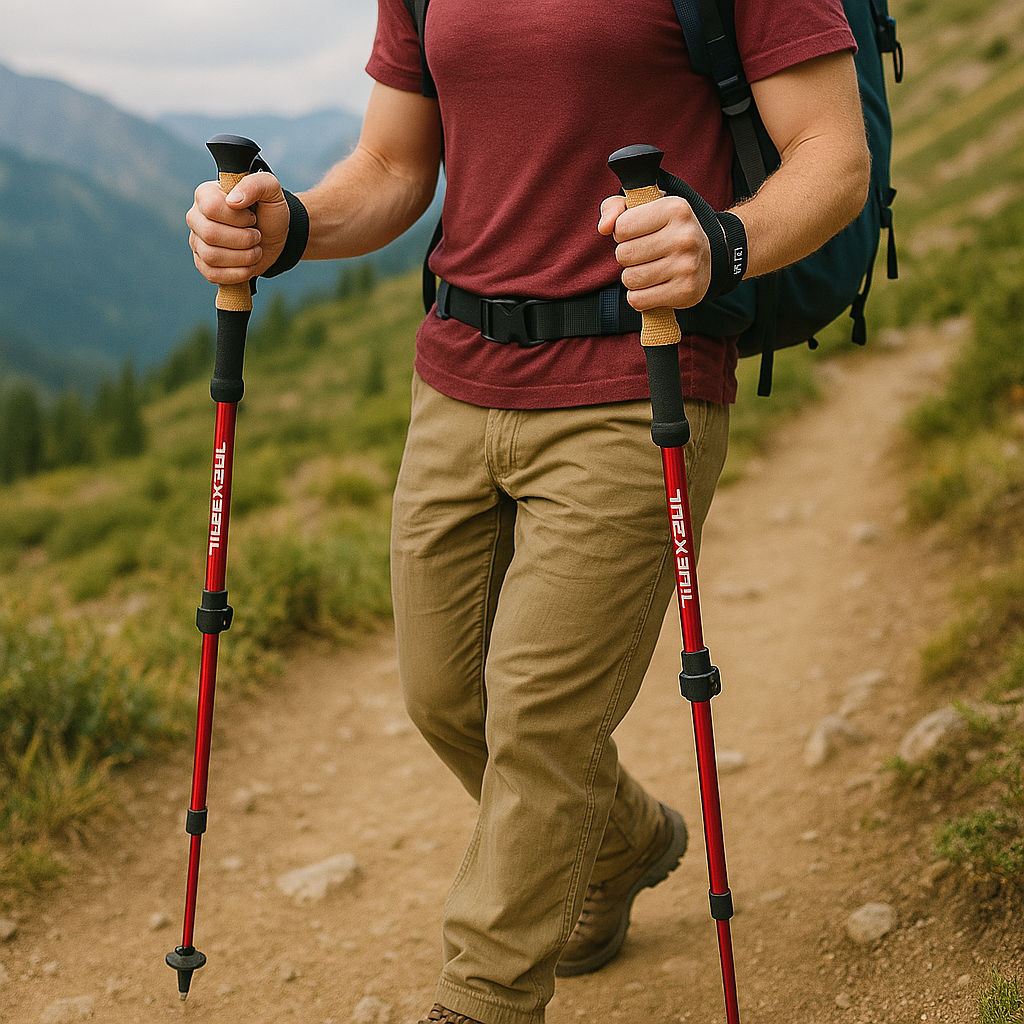 Trekkingstöcke verstellbar 2er Set – TrailPeak Ultra 135