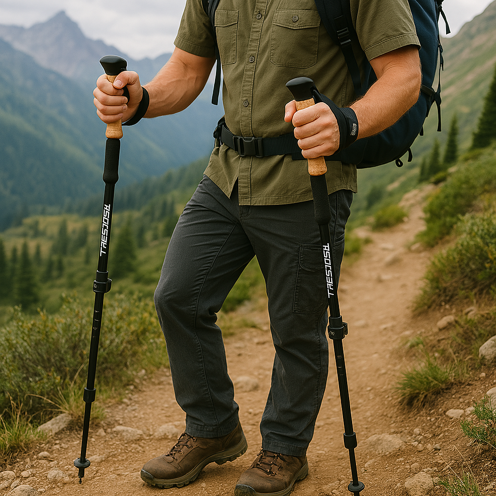 Trekkingstöcke verstellbar 2er Set – TrailPeak Ultra 135
