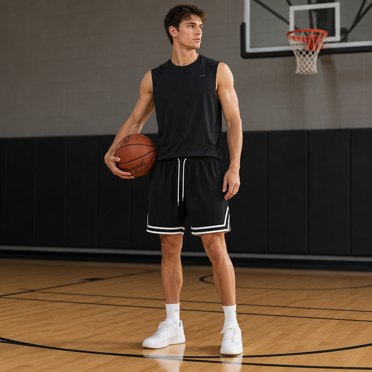 Nordspur | Baskaro Locker geschnittene, knielange Shorts