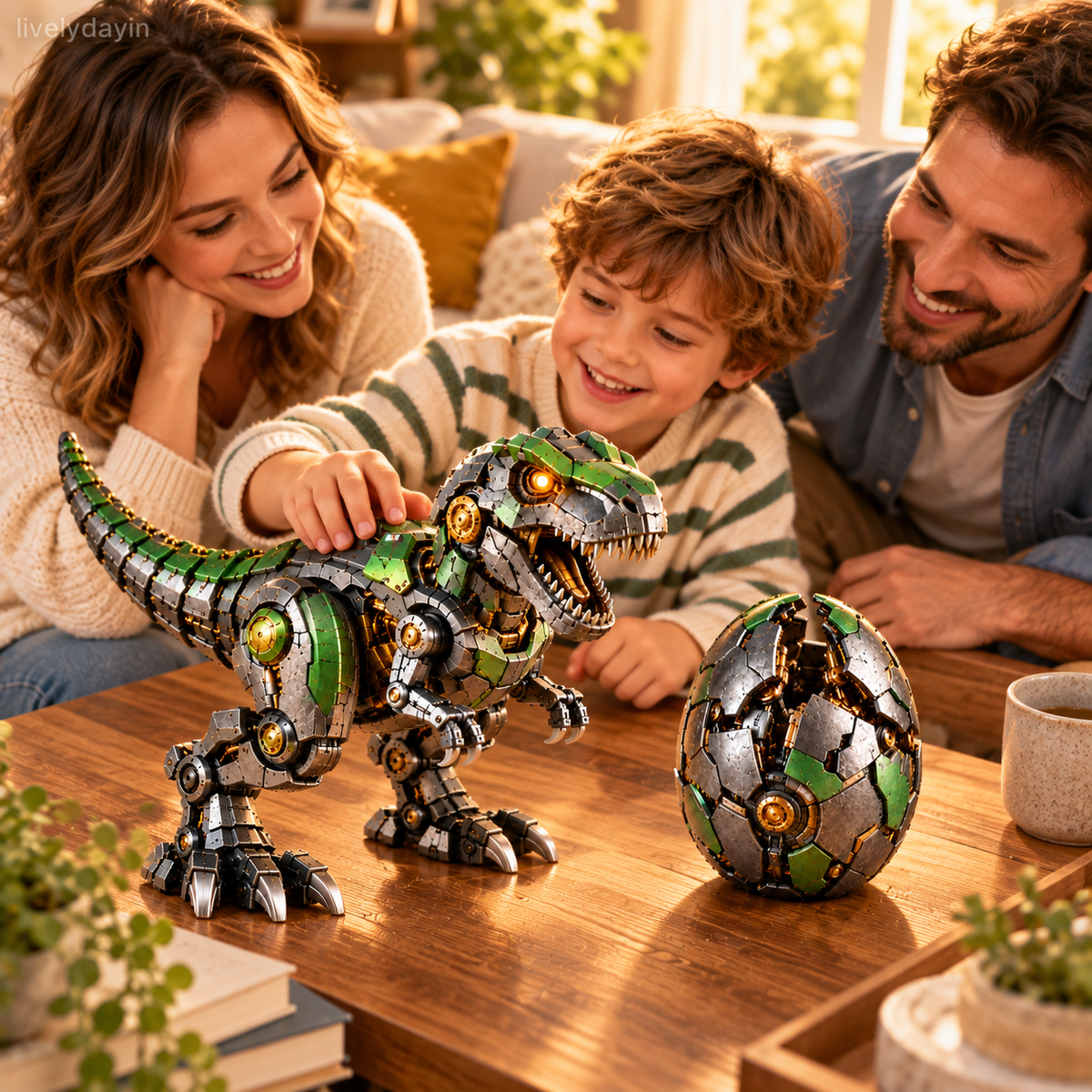 Mechanisches T-Rex-Ei – Vom mysteriösen Ei zum mächtigen Roboter-Dinosaurier