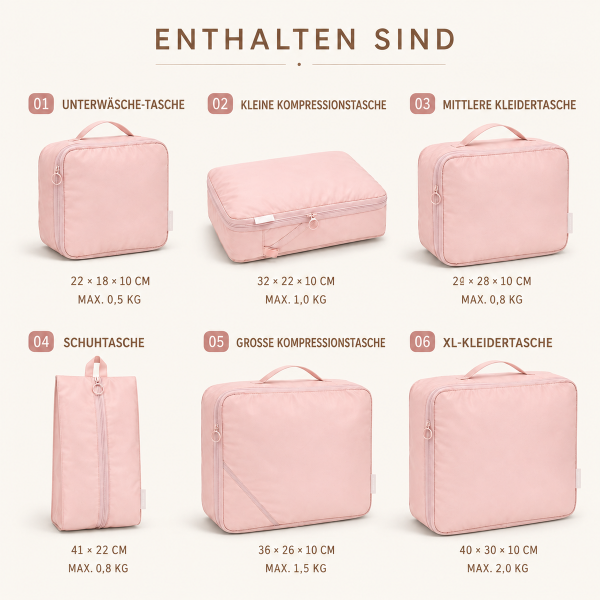 Nordspur | Voylix Leichte Polyester-Packwürfel