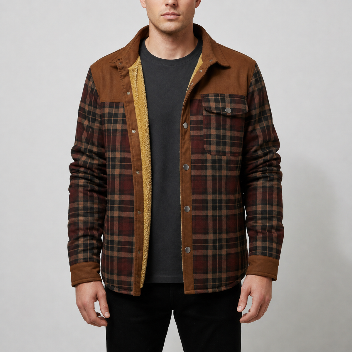 Nordspur | Gefütterte Flanell-Hemdjacke