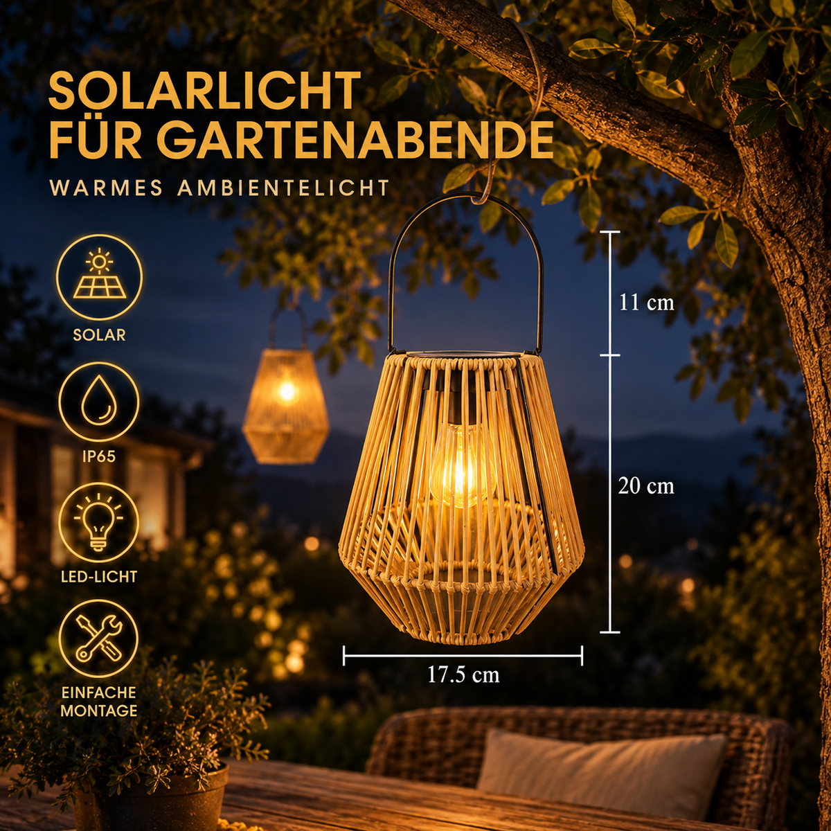 Nordspur | SunWeave-Laterne