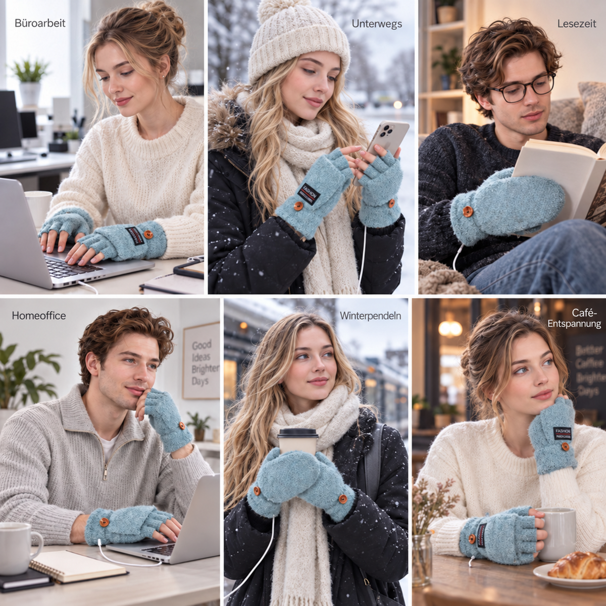 Nordspur | Thermowrap Umwandelbare USB-beheizte Handschuhe