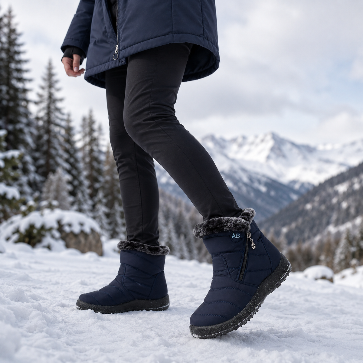 Nordspur | Wasserdichte Knöchel-Winterstiefel